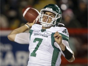 Saskatchewan Roughriders quarterback Cody Fajardo is enjoying a banner season as a first-year starter.