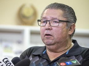 SASKATOON,SK--JULY 30/2019-0731 news suicide prevention- NDP Critic for Northern Saskatchewan Doyle Vermette speaks to the media during  a press conference to discuss the need for a suicide prevention strategy at the NDP Saskatoon Riversdale Constituency Office in Saskatoon, SK on Tuesday, July 30, 2019.