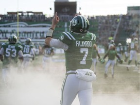 A banner season for Saskatchewan Roughriders quarterback Cody Fajardo included recognition as the most outstanding player in the CFL's West Division.