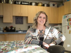 Katherine Beck-Kilbach, program co-ordinator for the Al Ritchie Community Association, sits in the association's space on Lindsay Street.