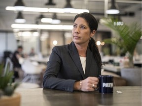 Tracy Fahlman, President and CEO of the Regina Hotel Association, at the Path co-work space in Regina on November 20, 2019.