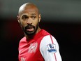 File photo of striker Thierry Henry with Arsenal during third-round game during FA Cup at The Emirates Stadium in London on Dec. 16, 2014.