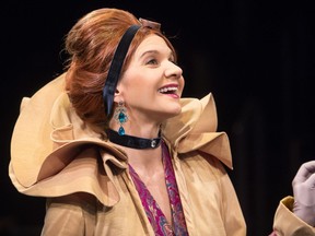 Amy Matysio plays Constance the stepmother in the Globe Theatre's Cinderella.