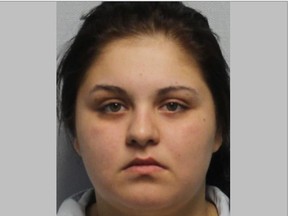 RCMP reported that Courtney Leanne Sinclair, 23, was arrested Wednesday after escaping custody in Prince Albert earlier this week. (Photo courtesy Saskatchewan RCMP)