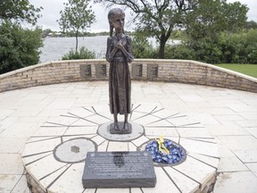 In commemoration of the millions who perished in the 1923-33 Holodomor Famine-Genocide, this haunting statue, entitled “Bitter Memories of Childhood”, stands on the grounds of the Saskatchewan Legislative Building in Regina. Depicting a young girl holding a handful of wheat stalks, the statue is dedicated to the most vulnerable victims of starvation – children. (Photo: Postmedia)