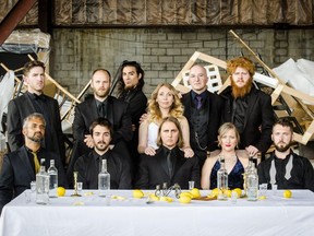 Ian Tulloch (top left) and the Lemon Bucket Orkestra perform in Regina on Wednesday, Nov. 13, 8 p.m. at the Artesian.