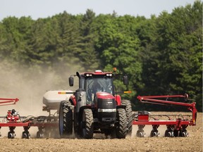 Precision planting near London, Ont.