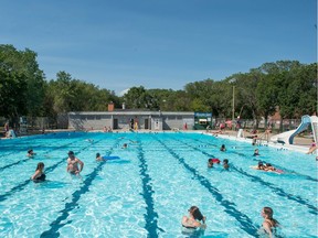 The Wascana Park pool offered people an escape from the heat on a sweltering summer day in 2018.