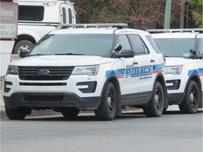 Regina police stock image