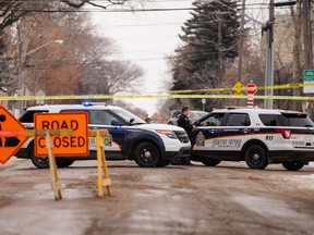 The intersection of Avenue X North and 23rd Street West on Dec. 7, 2019, the scene of Saskatoon's 16th homicide of the year.