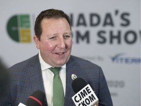 Canada's Farm Progress Show will be now know as Canada's Farm Show in 2020. An announcement was made at the International Trade Centre in Regina on Monday, December 9, 2019. Evraz Place CEO Tim Reid speaks at the event.