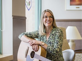 SASKATOON,SK--October 8/2019 - 9999 music therapy feature - Ruth Eliason is an accredited music therapist on the palliative care unit at St. Paul's Hospital. Photo taken in Saskatoon, SK on Tuesday, October 8, 2019.