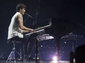 Shawn Mendes performs at SaskTel Centre in Saskatoon on June 17, 2019