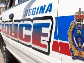 While detaining a man for carrying a large knife strapped to his body, Regina police discovered weapons in his backpack.
