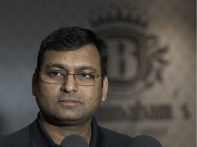 REGINA, SASK :  January 13, 2020  -- Kalpesh Patel, co-owner of Birmingham's, says he was wrongly outed in a "meet the scabs" video put out by Unifor. He's threatened to sue if Unifor doesn't clear his name.    TROY FLEECE / Regina Leader-Post