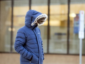 Despite frigid temperatures, some folks are making there way around outdoors in Regina on Wednesday, January 15, 2020.   TROY FLEECE / Regina Leader-Post