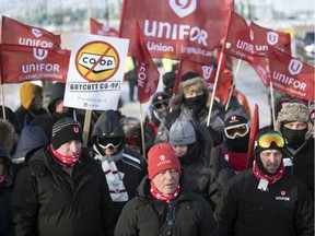 Unifor National President Jerry Dias in Regina on Monday, Jan. 20, 2020.