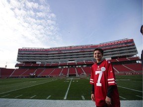 Regina youngster Boston Schaan is shown at Levi's Stadium in Santa Clara, Calif., on Jan. 18.