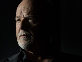 Chris Mathers, who spent most of his life working as an undercover law enforcement officer, sits in the Conexus Arts Centre where he was set to give a presentation on Jan. 28, 2020.