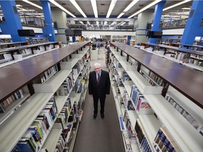 Sean Quinlan, chair of the Regina Public Library's board of directors, inside the Regina Public Library Central Branch on Friday, January 31, 2020.