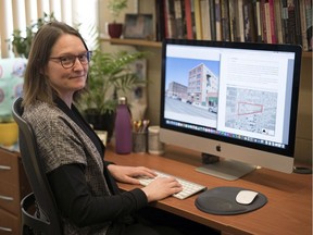 Vanessa Mathews, associate professor in the department of Geography at the University of Regina, in her office on Friday, January 31, 2020.