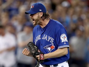 Jason Grilli, shown with the Toronto Blue Jays in 2016, will be the guest speaker at the Regina Red Sox Sports Dinner and Auction on April 25.