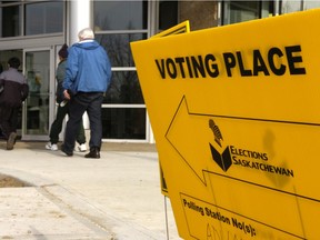 Saskatchewan voters go to the polls on Oct. 26.