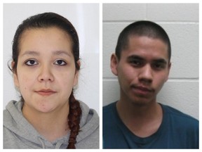 Kandi Rose Ratt (left) and Charlie Napthalie Charles (right) were the subject of an arrest warrant issued Jan. 14 in connection with the December 2019 death of Sheena Billette. Police reported Jan. 20 that Ratt was in custody, Charles still at large.