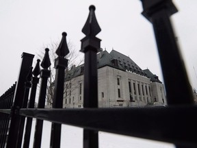 The Supreme Court of Canada is shown in Ottawa on January 19, 2018. Canada's high court will hear arguments Thursday on whether British Columbia can stop Alberta from shipping heavy oil through the Trans Mountain pipeline without a permit.