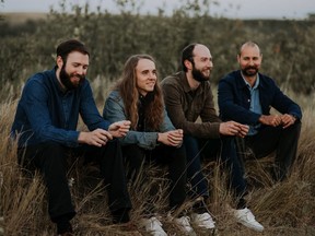 Foxwarren is (from left) Darryl Kissick, Andy Shauf, Avery Kissick and Dallas Bryson. The band's self-titled debut record, recorded in Regina, was released on Nov. 30, 2018. Supplied photo by Chris Graham.