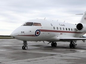 RCAF Canadair Challenger 604 VIP jet in Ottawa in Sept, 2010