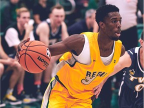 Nigel Warden of the University of Regina Cougars men's basketball team is the inaugural recipient of the Michael Vandale Scholarship.