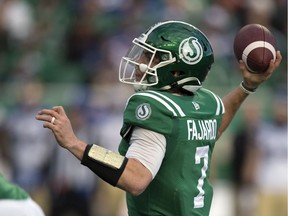 Riders quarterback Cody Fajardo met with the media on Thursday as part of the CFL's Grey Cup Unite program.