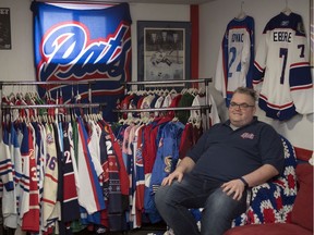 Kevin Shaw's basement is a shrine to his favourite team, the WHL's Regina Pats.