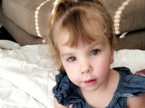 Three-year-old Zoey Hancock died on March 20, 2018.