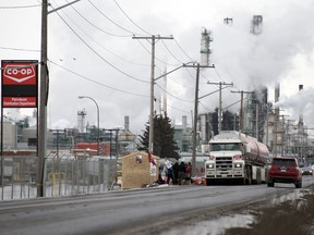 The stretch of 9th Avenue N. between Winnipeg Street and McDonald Street is re-opened to the public in Regina on Friday, February 14, 2020.