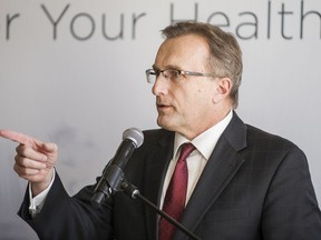 Health minister Jim Reiter says preliminary data showing an uptick in new HIV diagnoses in the province is concerning. (Saskatoon StarPhoenix/Matt Smith)