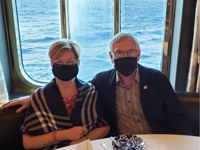 Weyburn couple Tom and Marilyn Schuck spent an unexpectedly long time at sea after their asiatic cruise was upended due to fears some of its passengers could be infected with a novel coronavirus.