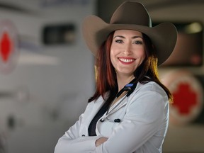 Dr. Samantha Henley stars in the television show Mobile MD, which features her as she brings health care to people in rural Saskatchewan in an RV. The show premiered on Feb. 27, 2020 on CityTV Saskatchewan. (Photo courtesy of Jeff Stecyk)