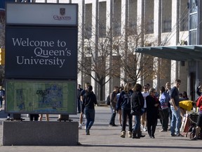Queen's University campus exterior in Kingston, Ontario on November 12, 2010.
