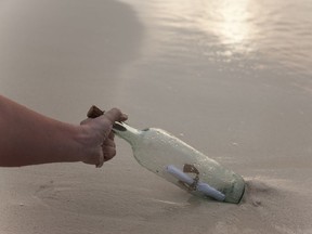 There are remarkable similarities between messages in a bottle and great pieces of music, according to Gordon Gerrard.