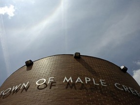 Town office in Maple Creek.