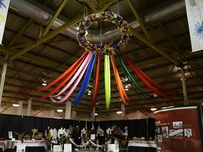 A view of the Kyiv Ukrainian Pavilion, part of the Mosaic festival.