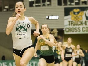 Fifth-year University of Saskatchewan Huskies athlete Julianne Labach was a double-winner at the Huskie Salute awards gala Friday, March 30 in Saskatoon.