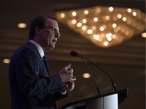 Mayor Michael Fougere gives his annual State of the City Address at the Delta Hotel in Regina on Thursday, March 5, 2020.