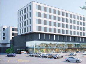 The provincial government on March 6, 2020 announced more than $300 million will be committed to a multi-storey addition to Victoria Hospital in Prince Albert (Rendering courtesy Government of Saskatchewan)