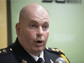 Estevan Police Service Chief Paul Ladouceur in Regina on Tuesday, March 10, 2020.