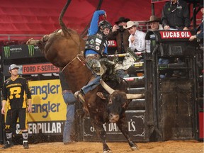 Dakota Buttar, a professional bull rider from Kindersley, was to have been among the cowboys competing in the Professional Bull Riders Elite Monster Energy Tour in Regina on Saturday at the Brandt Centre.