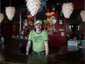 Mark Heise, president of Rebellion Brewing Co., stands in the brewery's tap room on Dewdney Avenue in Regina, Saskatchewan on Mar. 17, 2020. Heise believes the economic downturn caused by the COVID-19 virus will have a profound effect on his business, as well as others.