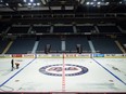 The ice at the Brandt Centre.